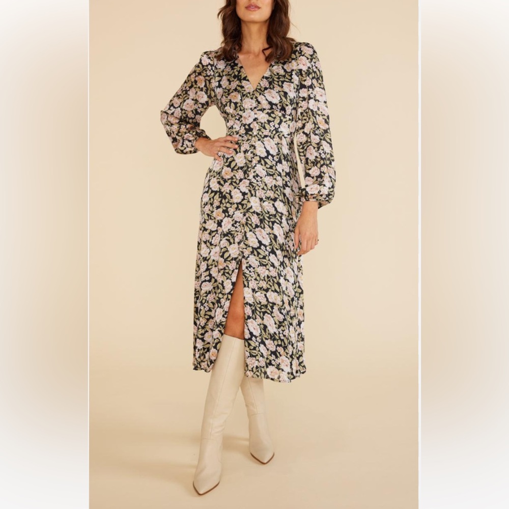 NWT MinkPink Eliza Midi Dress